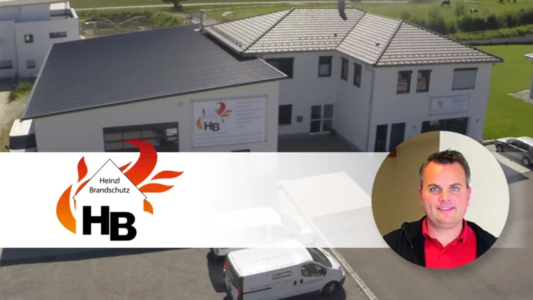 Teaser Heinzl Brandschutztechnik GmbH Testimonial zur KEVOX Software mit Dipl. Betriebswirt Alexander Heinzl