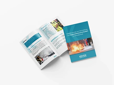 KEVOX Whitepaper über 5 Maßnahmen zur Vermeidung von Organisationsverschulden im Brandschutz.